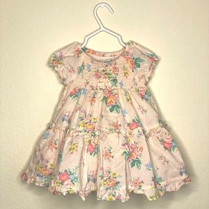 Janie and Jack Floral Easter Dress 12-18m
